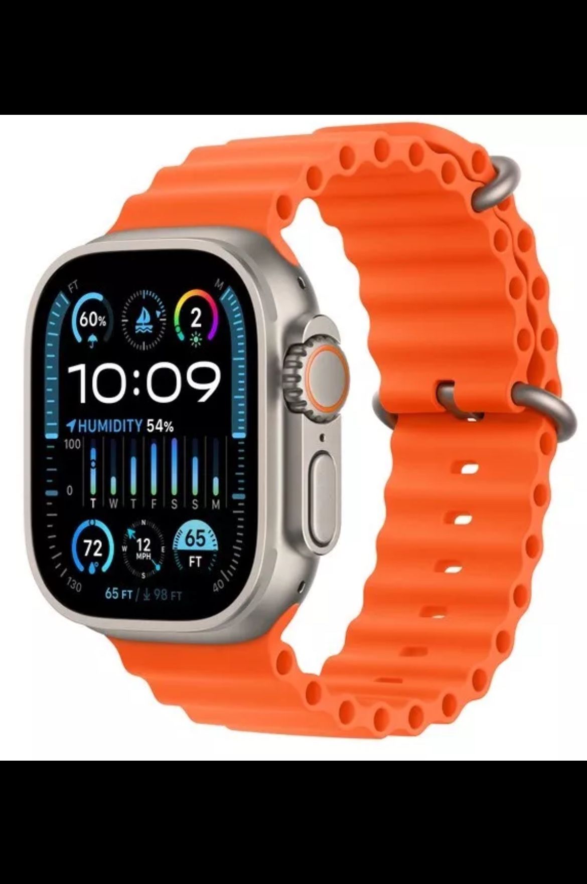 Apple Watch Ultra Ocean Orange Strap