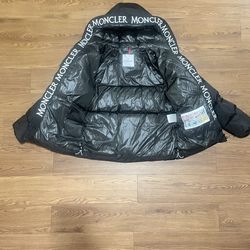 Moncler black jacket coat
