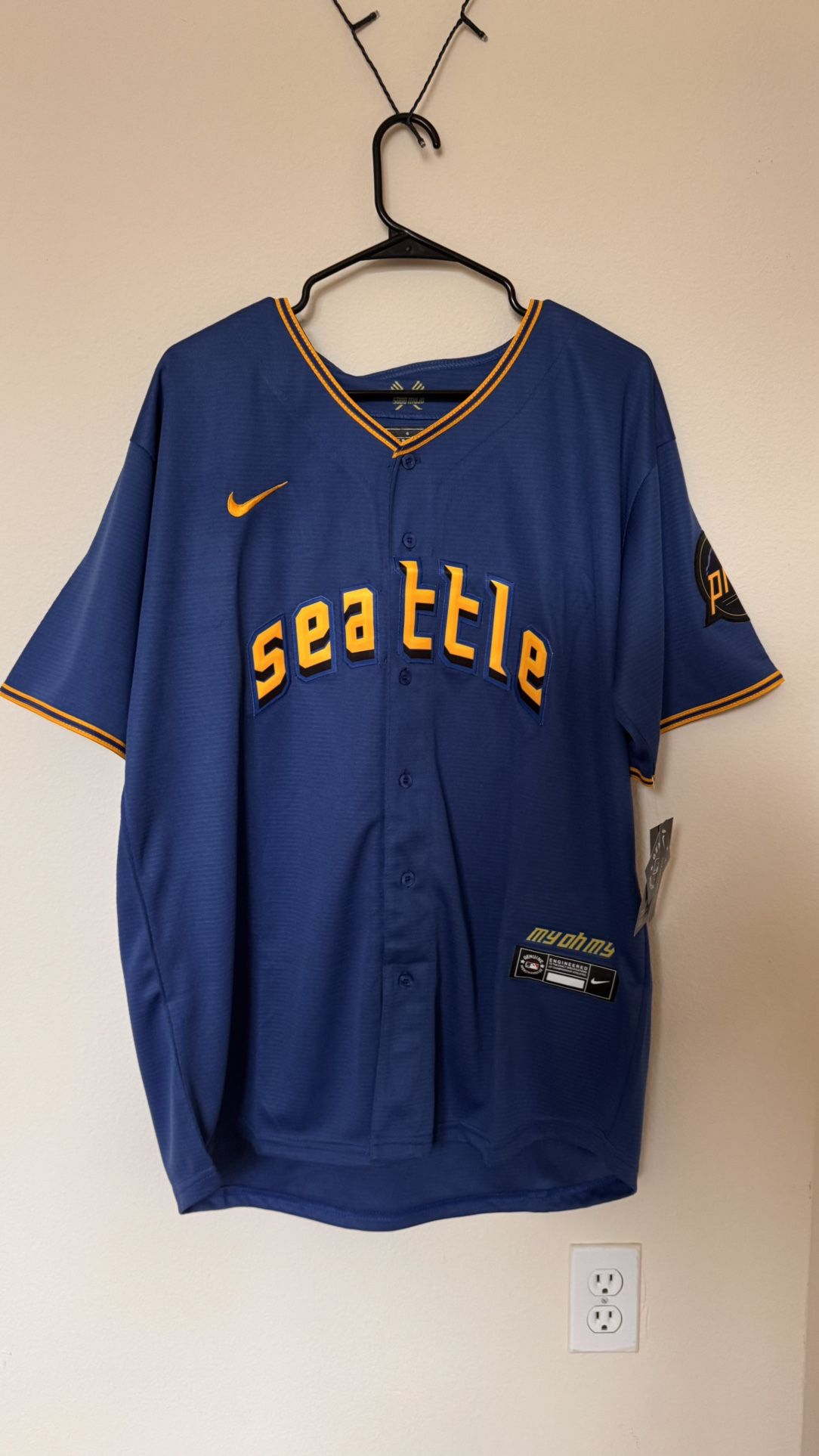 Mariners Rodriguez 44 Baseball Jersey
