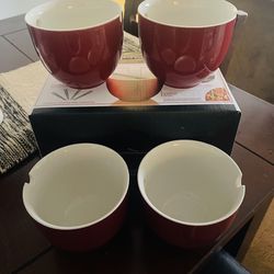 Ceramic Rice Bowls Set- Brand New! 
