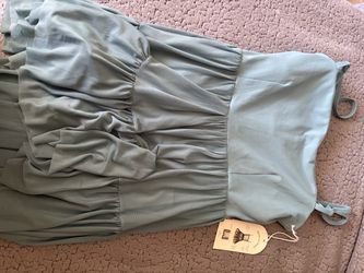 Ballerina dress -medium cameo blue