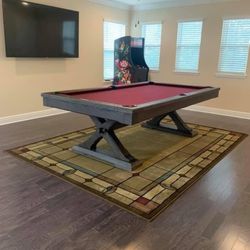 Rustic Dining Pool Table 