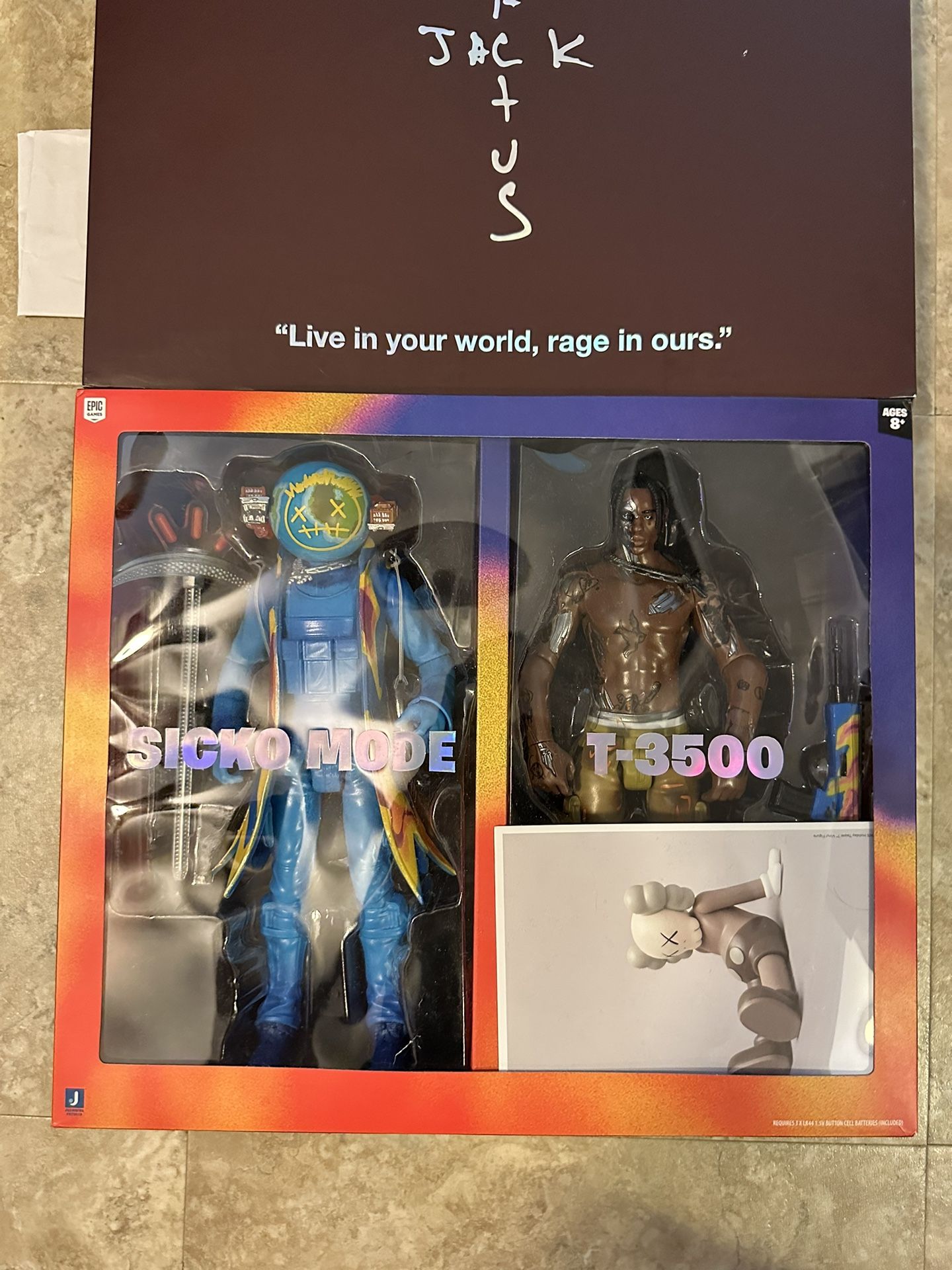 Travis Scott CACTUS JACK fortnite Action figure duo set