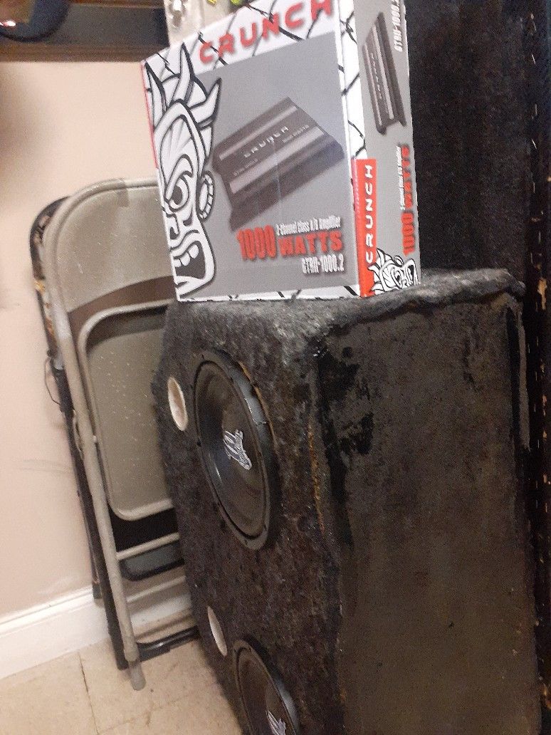 Cheap Give Away...Amp 125.....speaker And Box 25