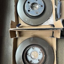Front Brake Kit – Rotors & Pads – Fits Toyota Camry 2012 (See Details)