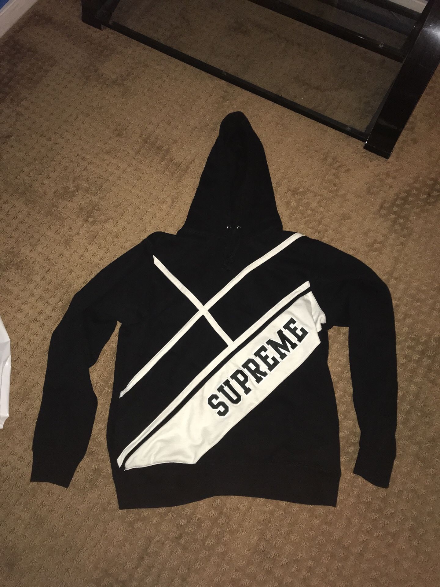 Supreme Diagonal Hoodie (Large)