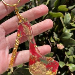 Red High Heel Keychain