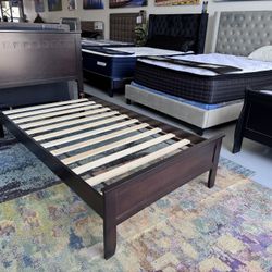 NEW Twin Wooden Platform Bed Frame - Strong!