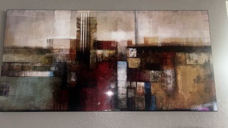 urban cityscape canvas  "Quest" by artist John Douglas