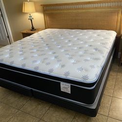 King Size Mattress 14” Inches Thick Pillow Top. ✨New From Factory. Available All Size. Same Day Delivery 🚚 