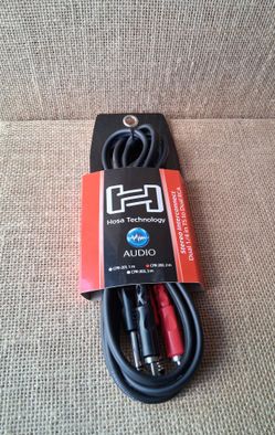 Hosa Technology CPR-202 2M Stereo Interconnect - Dual 1/4" TS to Dual RCA