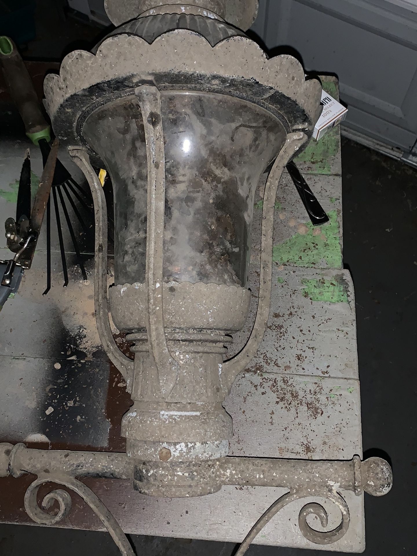Very Old Cast Gas Street Light