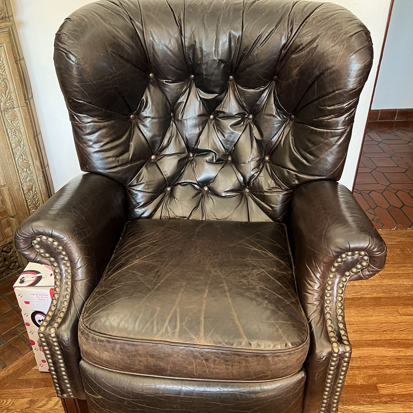 Leather Writers Chair