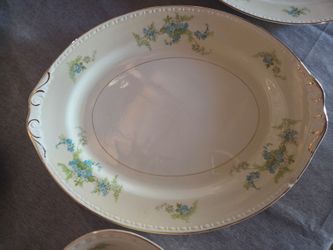 176-Pd Vintage Homer Laughlin Eggshell Georgian China Set