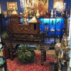 Antique Chinese Boat Table