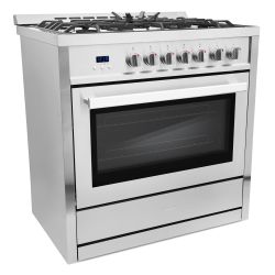 New Open Box 36" Professional Style Gas Range