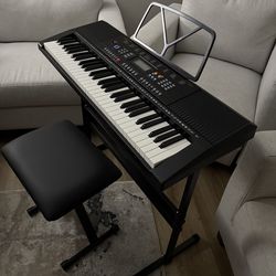 Sonart 61 key electronic keyboard piano kids set, microphone headset