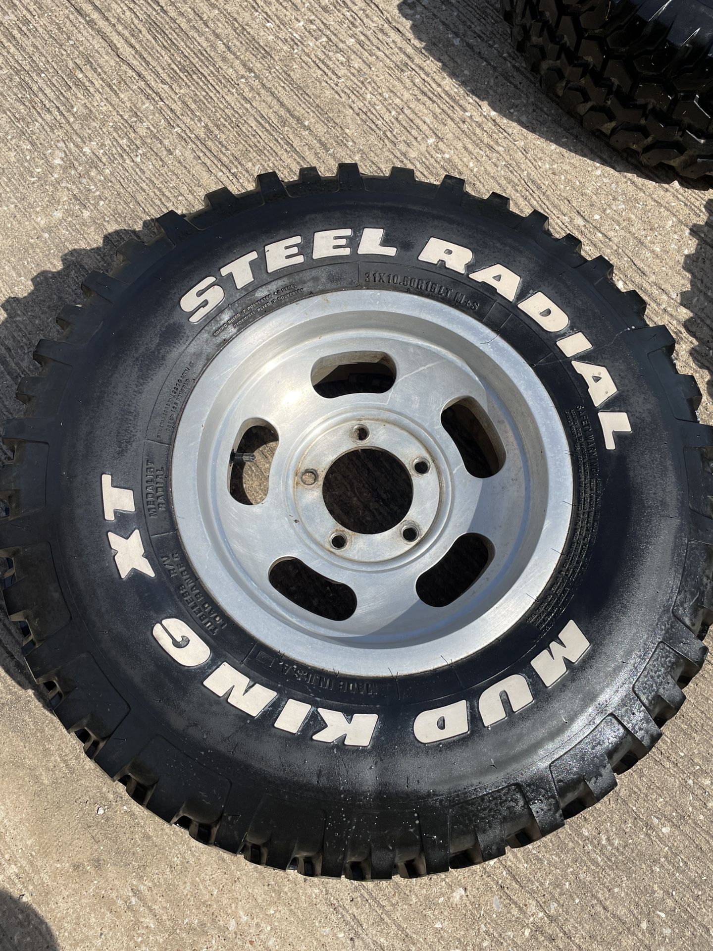 Mud King Xt Steel Radial Wheels And Tires 31X10.50R15 LT for Sale in