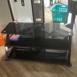 Tv Mount for Up To A 70”w 3 Shelves