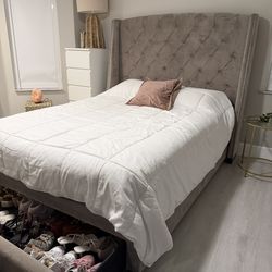 Queen size Bed Frame + Matress
