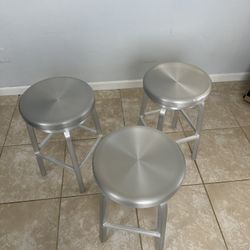 24 “ Bar Stools  From Crate And Barrel