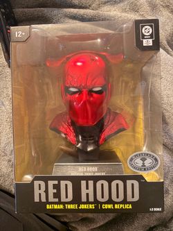 McFarlane DC Direct RED HOOD Cowl Bust Replica Batman 3 Jokers