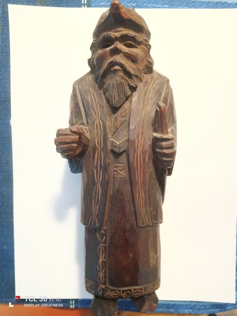 Antique Japanese Wood Carving