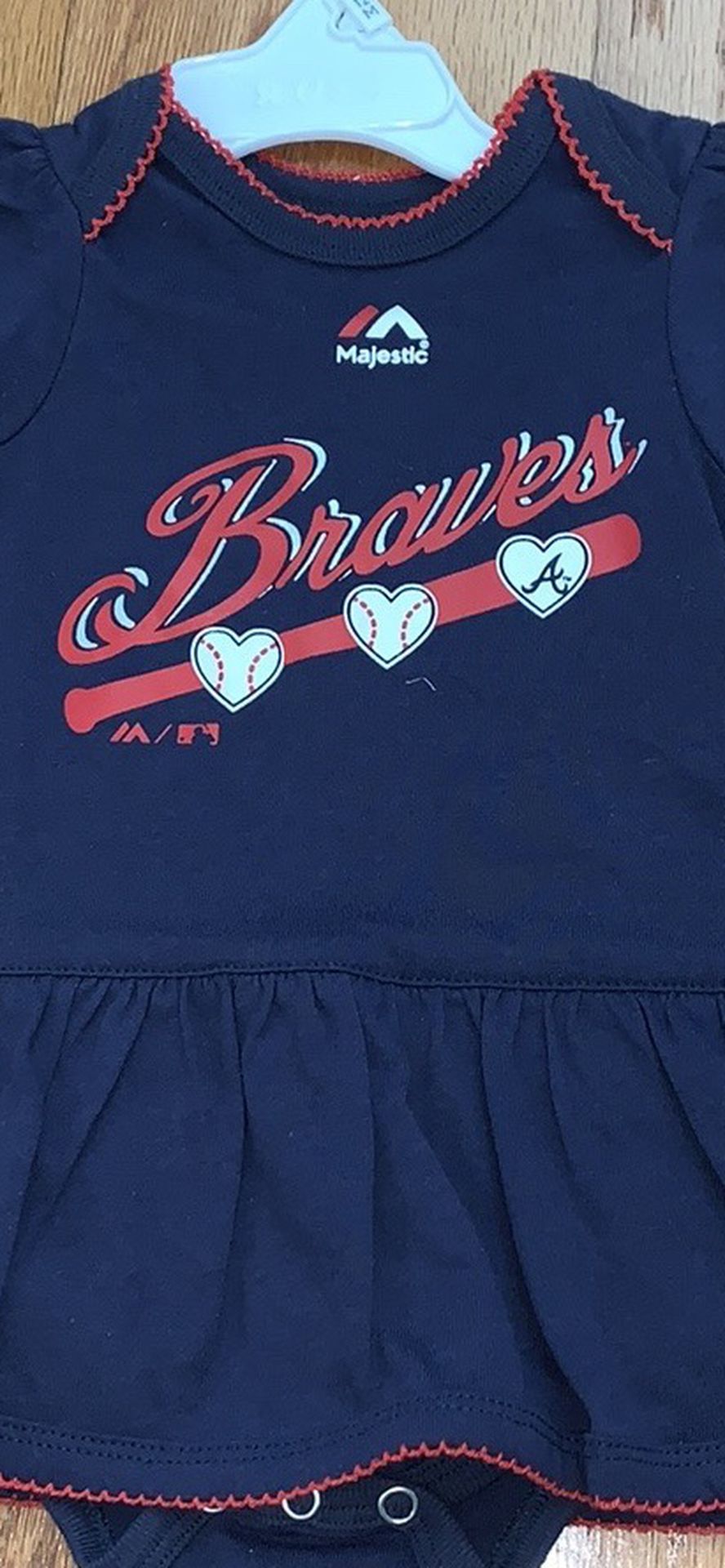 Atlanta Braves Onesie Skirt