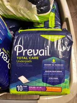 NEW - Prevail Total Care Underpads