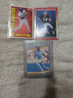 Bo Jackson Baseball/Football Bundle 100 Dollars