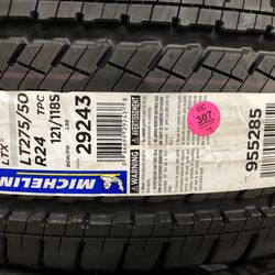 Brand New Tires (1) Michelin Primacy LTX (275/50R24) (Single) ($399)
