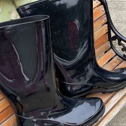 Women Rain 🌧️ Boots Size 8 Like New Used Once 