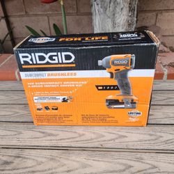 Ridged 18v Brushless 4 Mode Impact Driver Kit 