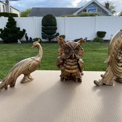 Vintage Mid Century Resin Figurines 