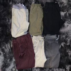 6 Boys Joggers Size 12-14