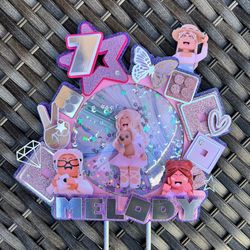 Roblox Cake Topper Shaker