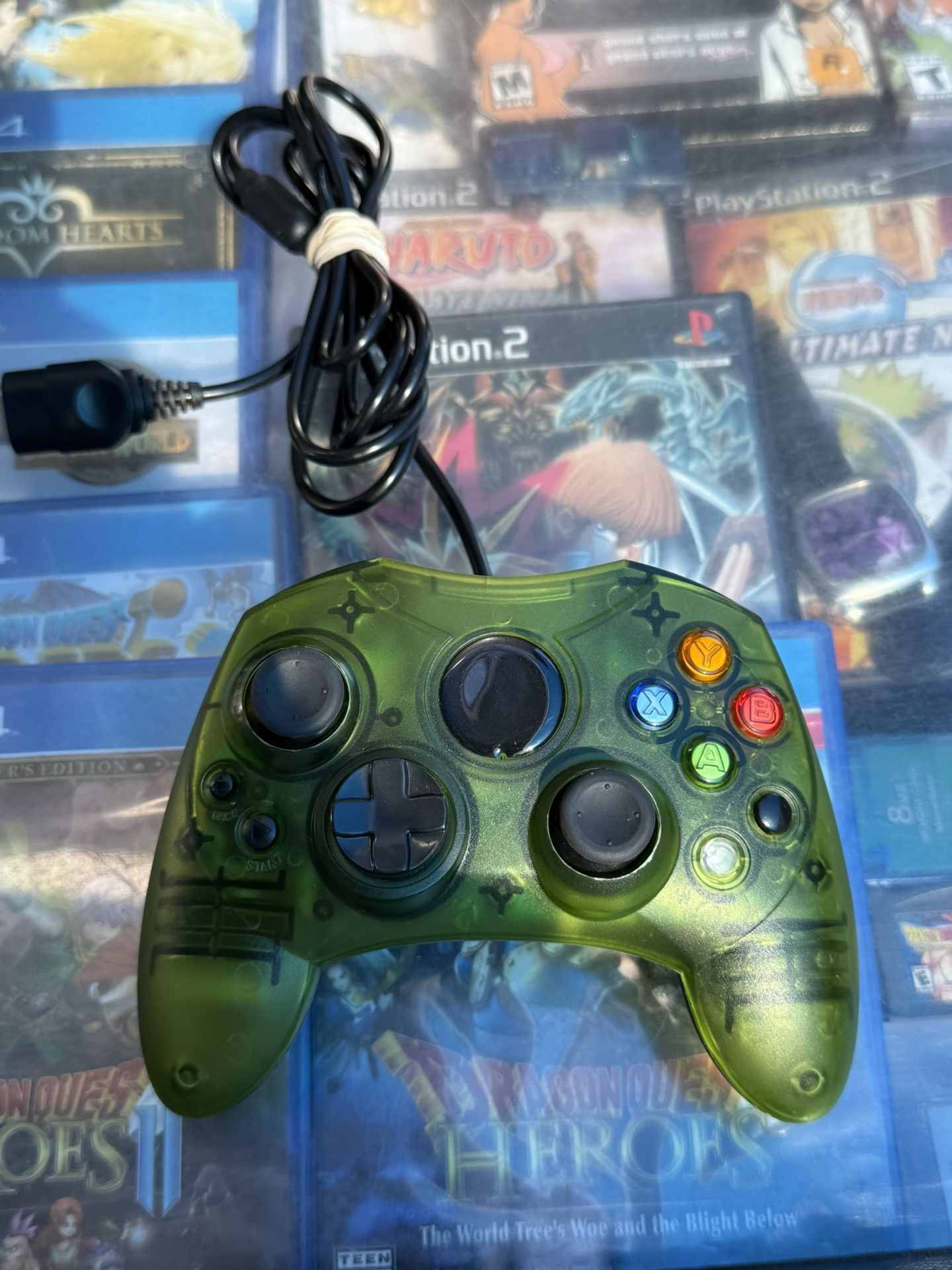 Original Xbox Green Controller Third Party Recreation 