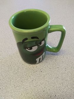 M&M Girl Green 3D Coffee Mug.