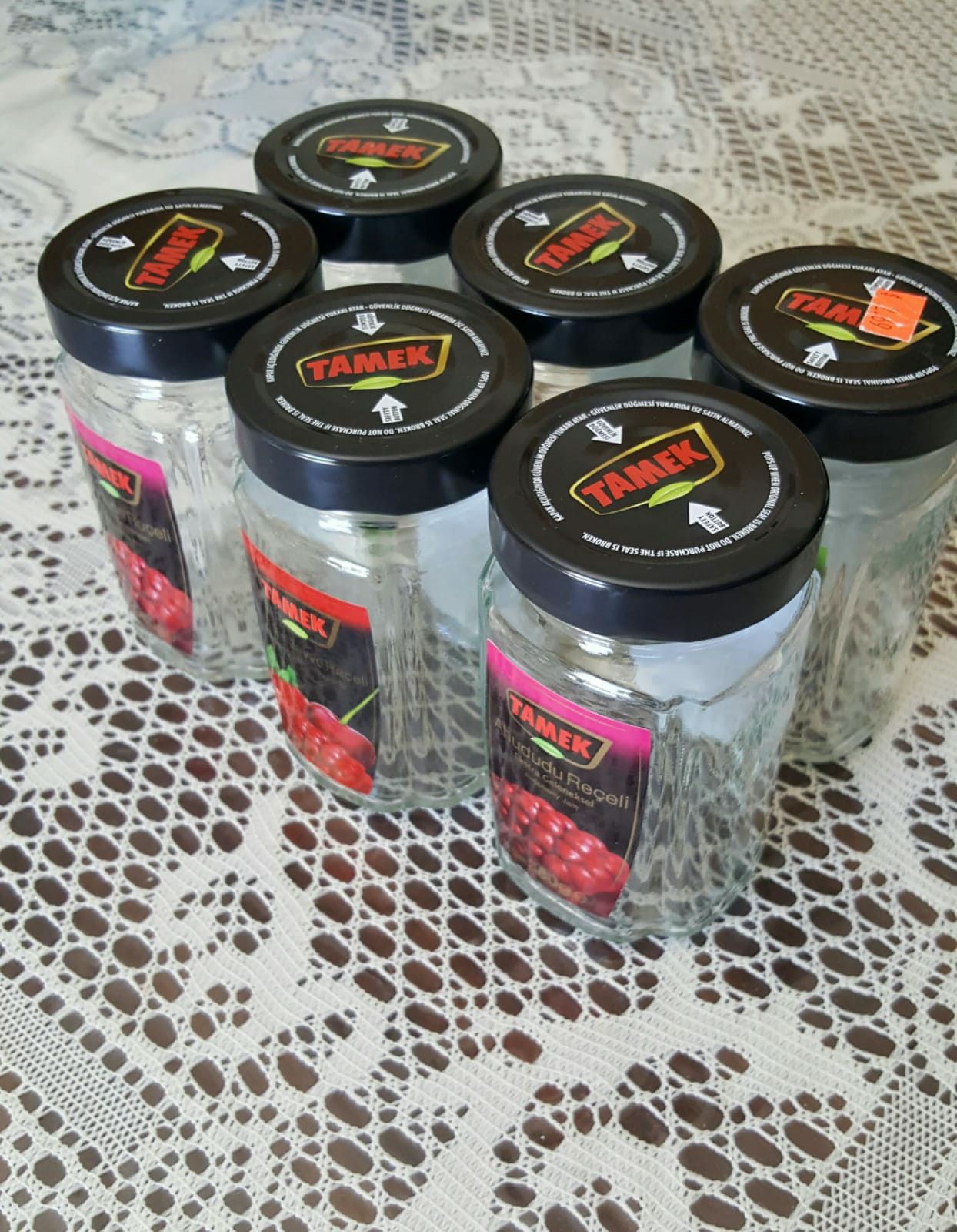 6 Glass of jar it's new