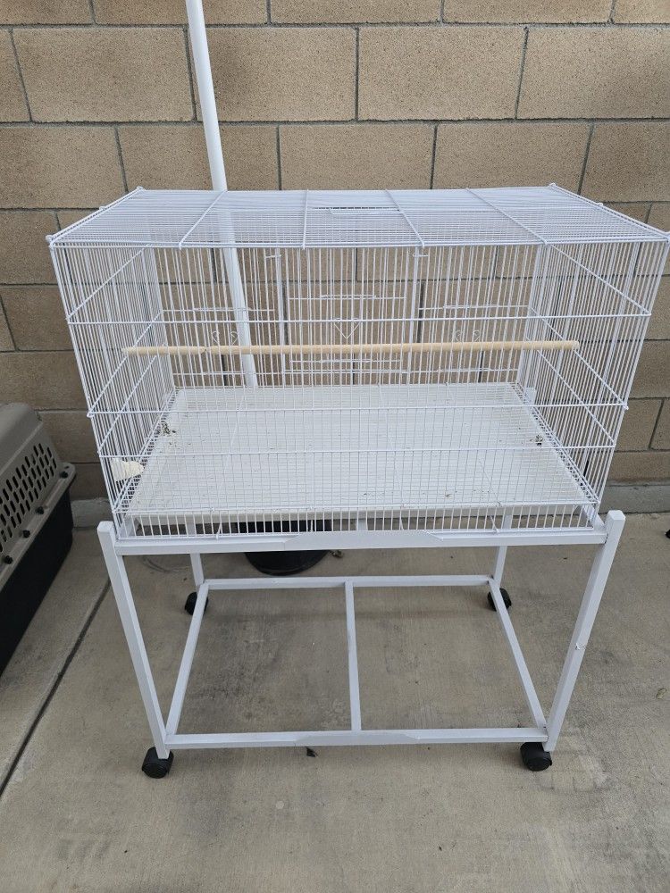 Bird Cage With Cart