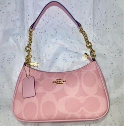 Pink coach bag