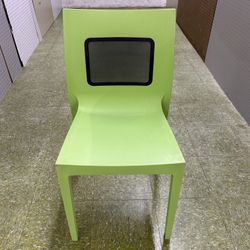 Siesta Lucca Lime Green Side/Desk Chair w/Peek-A-Boo Window on Back