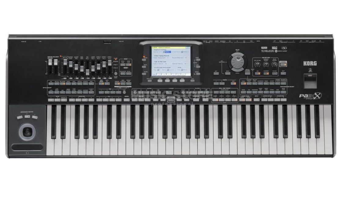 Korg Pa3X 61 Extended Memory With Awesome Beats.