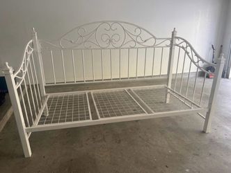 White  daybed frame