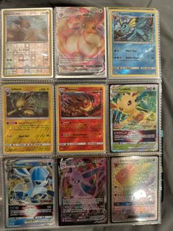 Pokemon foil card binder with accessories