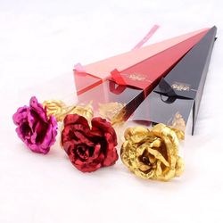Gold Eternal Rose Valentines Day Gift