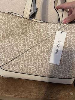 Calvin Klein Monogram Tote Bag