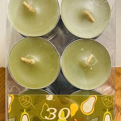 Sugared Pear Tea lights - Pack of 30