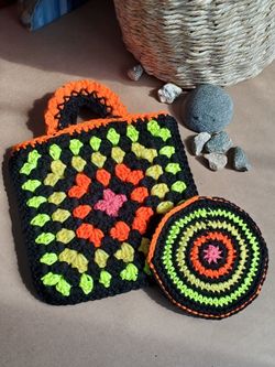 Handmade Neon Handbag