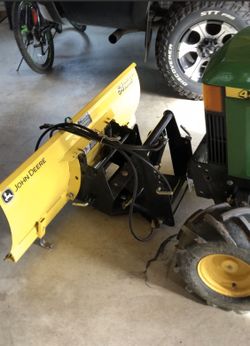 John Deere 54 inch quick hitch 4 way hydraulic dozer snow blade for 425,445,455